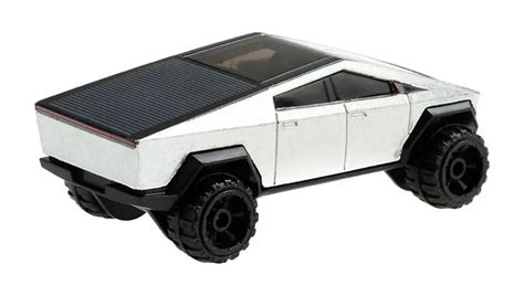 Hot Wheels Tesla Cybertruck Green Speed Gtb Silver