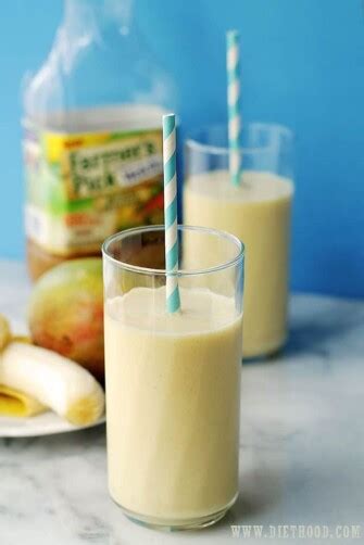 Banana Mango Smoothies Recipe Diethood