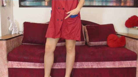 Christina Is Ripping A Smock Of Her Naked Body Alinas World Of Apron And Smock Clips Sale