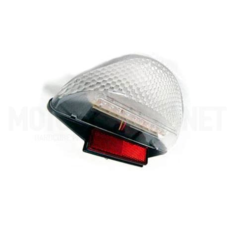 Luz traseira STR8 Tuning LED Style homologação CE transparente MBK