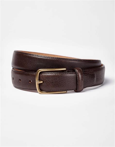 Classic Leather Belt - Brown