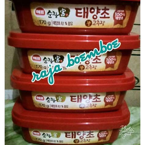 Jual Gochujang Hot Pepper Paste Pasta Cabe Korea Gr Shopee Indonesia