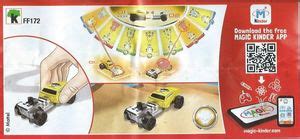 Meal Toy Yellow Car Kinder Surprise Worldwide Kinder Hot Wheels Col FF