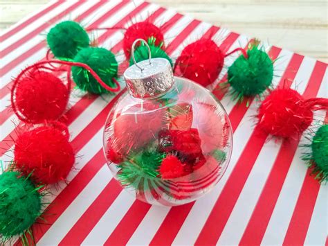 How To Make Pom Pom Christmas Decorations