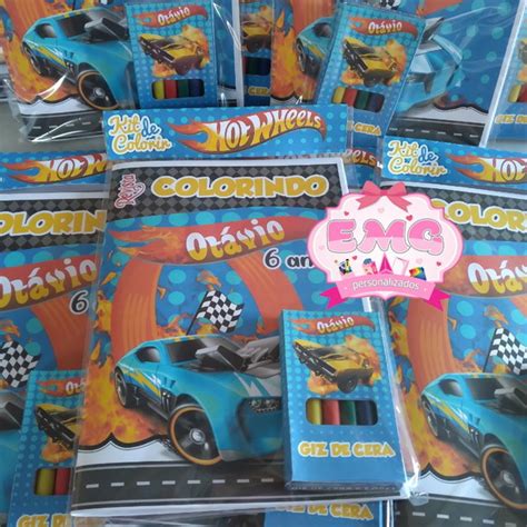 KIT COLORIR HOT WHEELS ARQUIVO DIGITAL Elo7