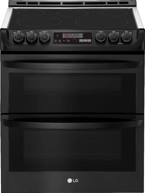 Lg Smart Slide In Double Oven Electric True Convection Range With Easyclean And 3 In 1 Element