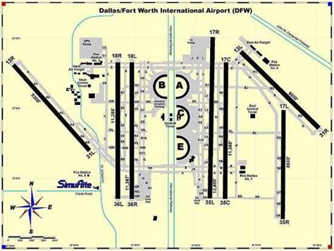 Dallas Airport Diagram