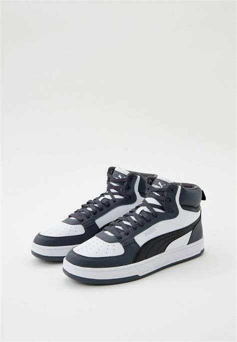 Кеды PUMA Puma Caven 2 0 Mid PUMA White PUMA Black цвет мультиколор