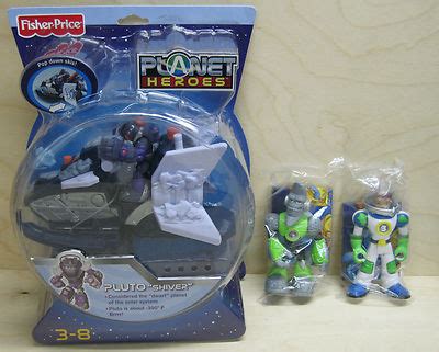 Fisher Price 2007 Planet Heroes PLUTO SHIVER w/ SNOWMOBILE - NEW ...