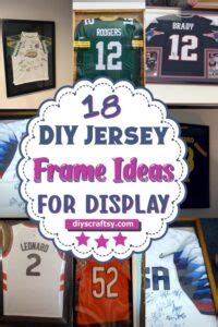 18 DIY Jersey Frame Ideas For Display - DIYsCraftsy