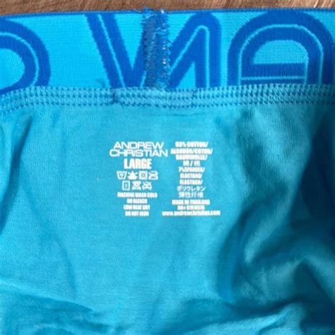 Andrew Christian Almost Naked Fly Tagless Depop