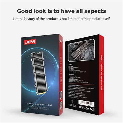 Buy the Heatsink of SSD JEYI Cooler II iCold-2 M.2 SSD Aluminum ...