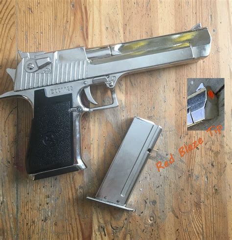 Denix Replica Desert Eagle Chrome, Brand New! Non-Firing Replica ...