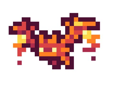 Pixilart Fire Bat By Demigodish