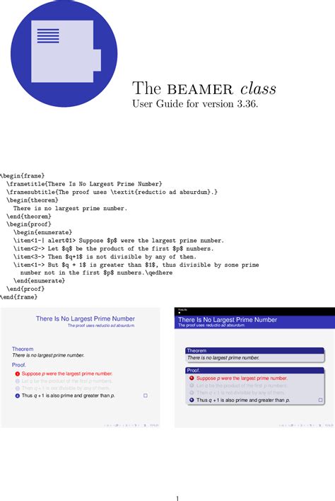 Beamer User Guide