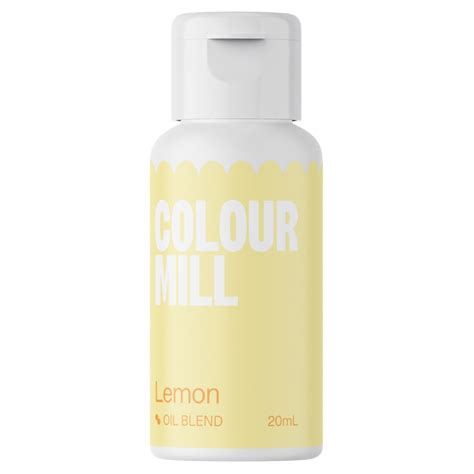 Colour Mill Lemon Oil Based Food Colouring Ml Halal Cake