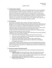 Chapters Questions Adriana Garcia Docx Adriana Garcia Mgt