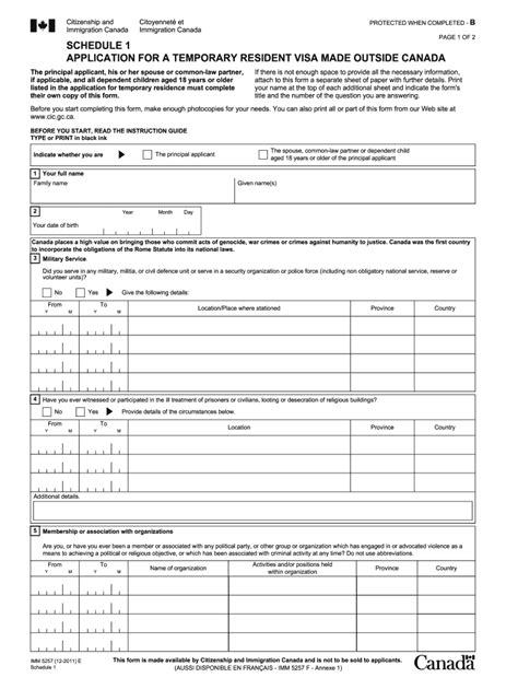 Imm 5257 Form 2023 Pdf Download Printable Forms Free Online