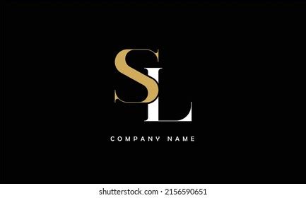 Sl Ls Alphabets Letters Logo Monogram Stock Vector Royalty Free