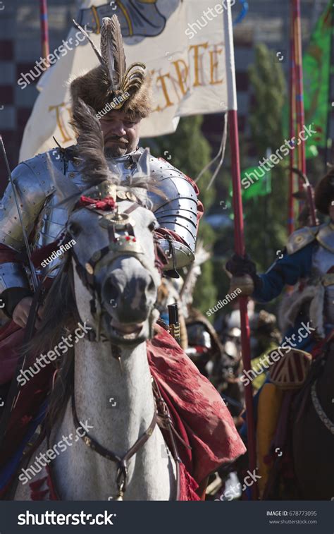 Warsaw Poland July Winged Hussars Stock Photo Shutterstock