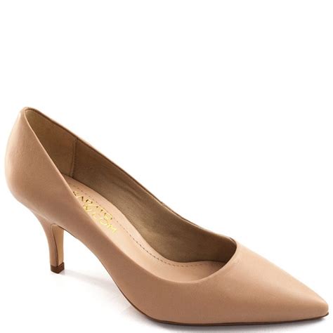 Scarpin Feminino Bico Fino Nude Sapato Show