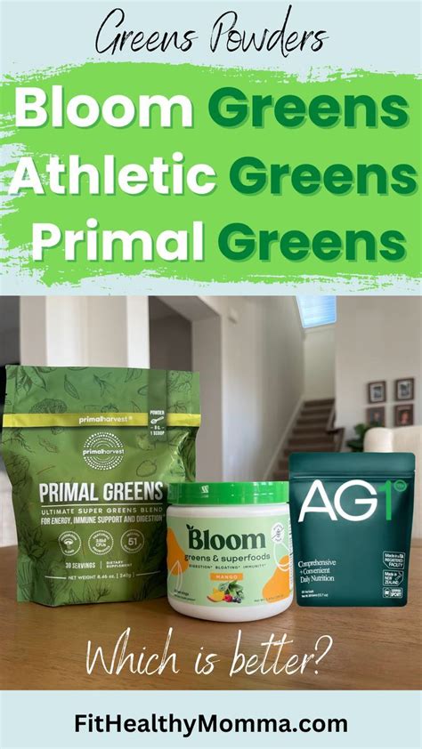 Bloom Greens Vs Ag1 Vs Primal Greens Which Is Better Athletic