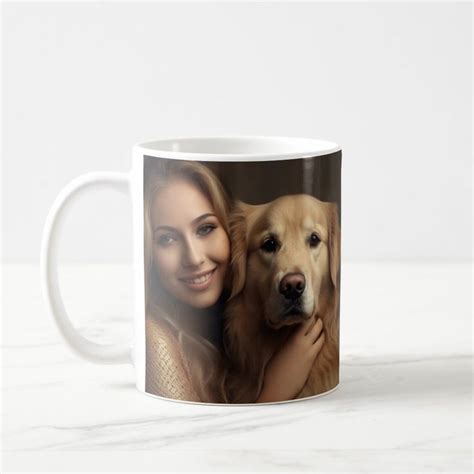 Cute Golden Retriever Best Dog Mom Ever Two Photo Coffee Mug Zazzle