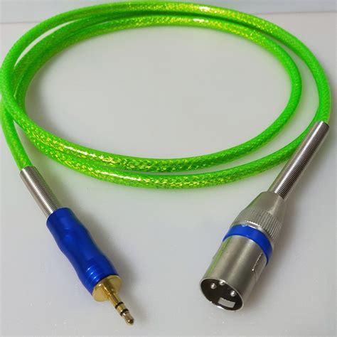 35mm To Xlr Male Stereo Jack With Long Spring Connector Shopee