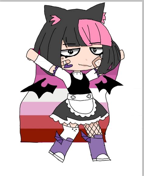 My Amazing Lesbian Oc I Know There Is Some Controversy Going On With The Lesbian Flag But I
