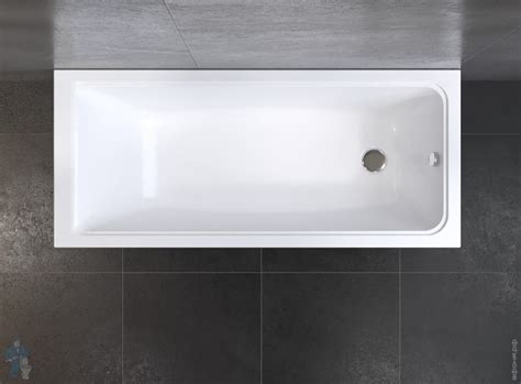 Ванна акриловая AM.PM Gem (1700х700х610) прямоугольная, белая W90A-170 ...