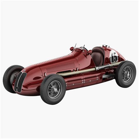 3d model maserati 4cl vintage racing car