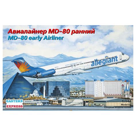 Maquette Avion Eastern Express Mcdonnell Douglas Md 80 Début Allegiant