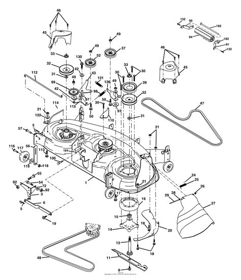 Husqvarna Yth Xp Parts Diagram For Mower Deck