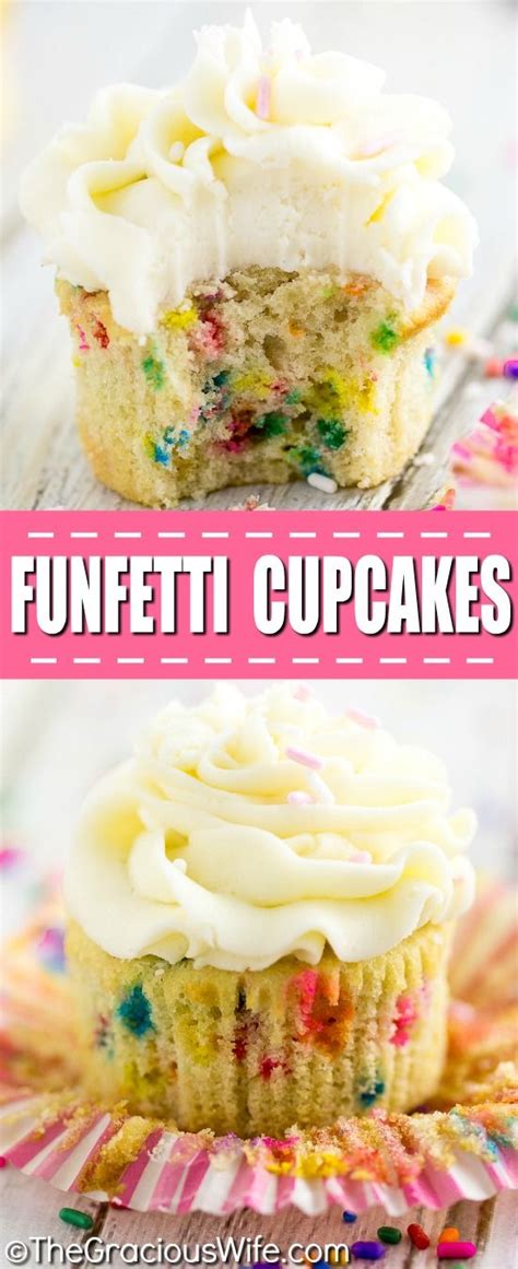 Best Homemade Funfetti Cupcakes Recipe Bright Rainbow Sprinkles And A