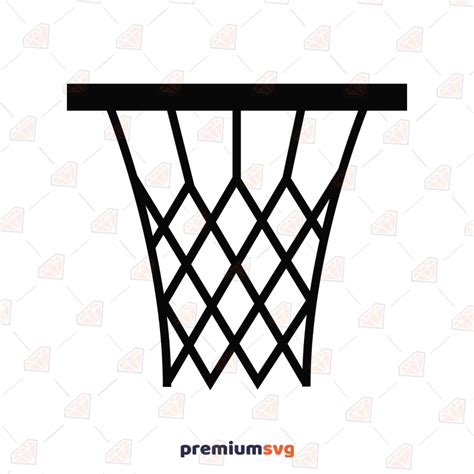 Basketball Hoop SVG Cut File, Instant Download | PremiumSVG