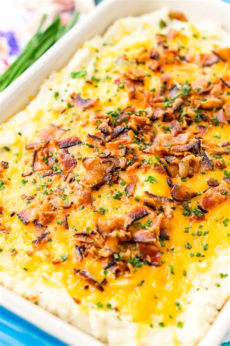 Loaded Cauliflower Casserole Low Carb