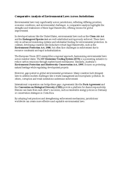 2 Environmental Law The Precautionary Principle In Environmental
