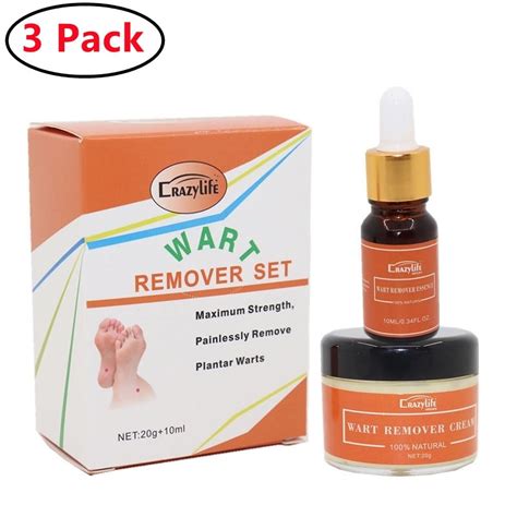 3 Pack Wart Gel Maximum Strength - Wart Liquid with Salicylic Acid