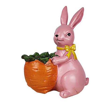 Lichengtai Creative Resin Pen Holder Cute Rabbit Pen Holder Pencil