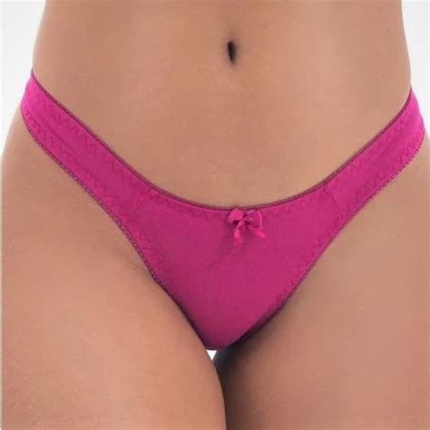 Calcinha Tanga Rebatida Adulto Cotton Lisa Estampada B Sica Lingerie Sexy Shopee Brasil