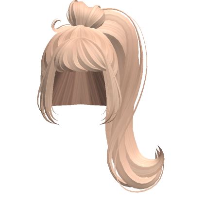 Long Swirly Lovestruck Ponytail Blonde Roblox