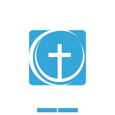 Logo Simples Para Igreja Vetor Premium