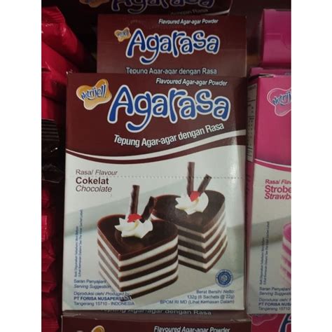 Jual NUTRIJELL AGARASA COKLAT 22 GR TEPUNG AGAR AGAR RASA COKELAT 1