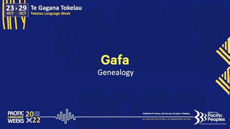 Tokelau Language Week 2022 Word Of The Day Youtube