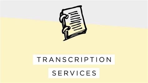 Transcription Services