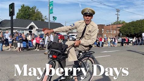 Mayberry Days - Mt Airy, NC - Parade, Shops, & Museum - Vlogging America - YouTube in 2022 ...