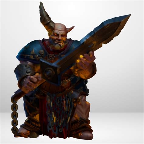 Hot Goblin 疫病腐敗騎士 ミニチュア ホットゴブリン グレートソード アンデッド