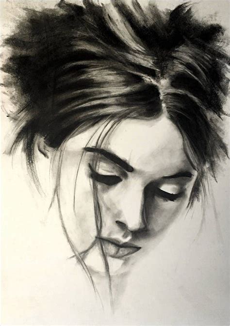 Abstract Charcoal Drawing Ideas