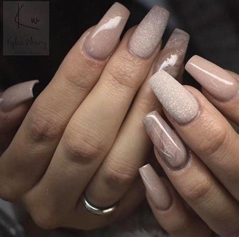 Glam And Glits Naked Acrylic Colour Im The One Nca Glitter Arty Nails