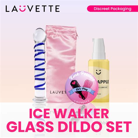 Lauvette Ice Walker Glass Dildo Set Shopee Philippines